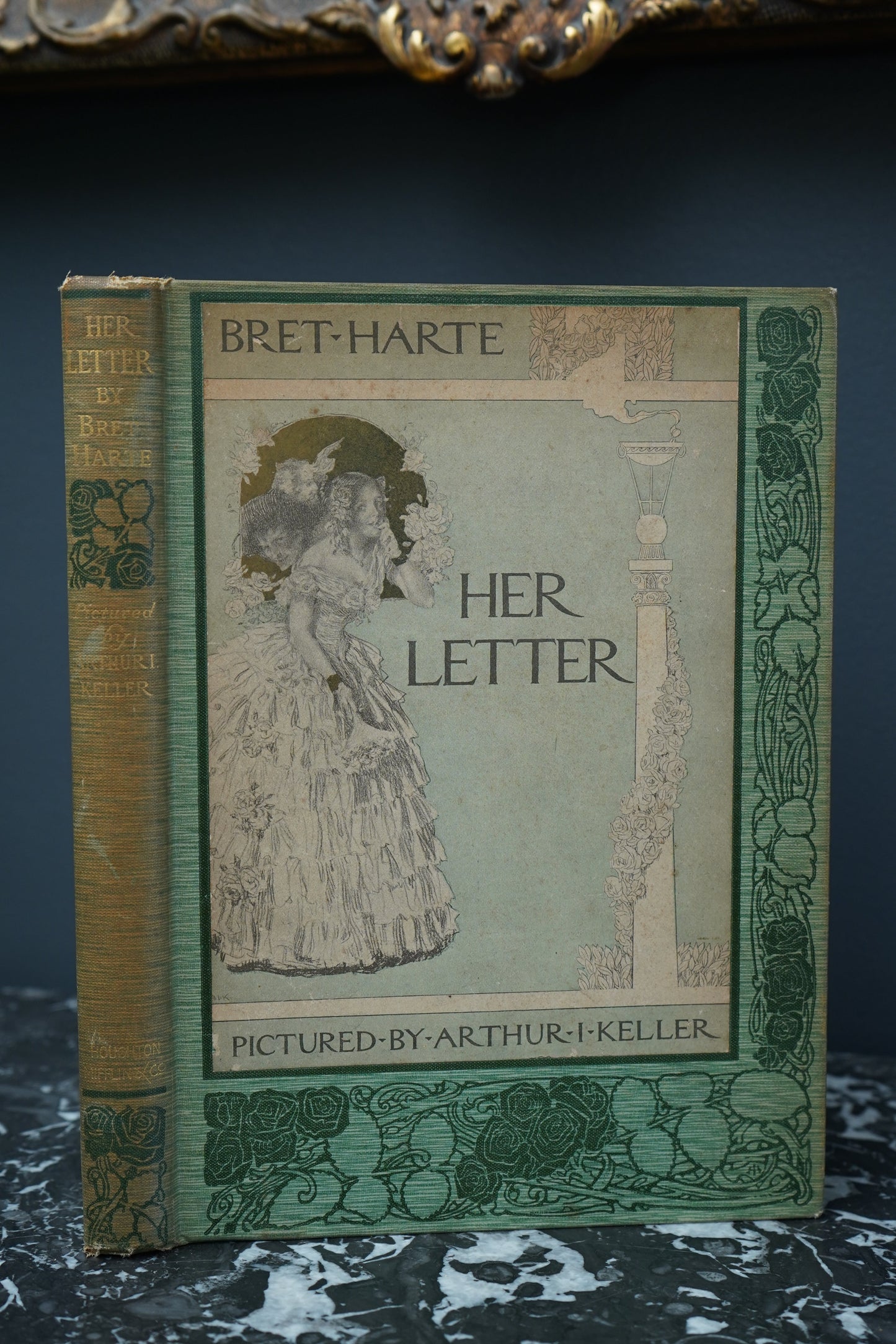 1905 "Her Letter" Victorian Cloth Book