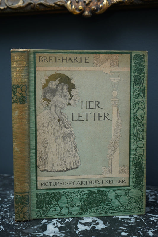 1905 "Her Letter" Victorian Cloth Book