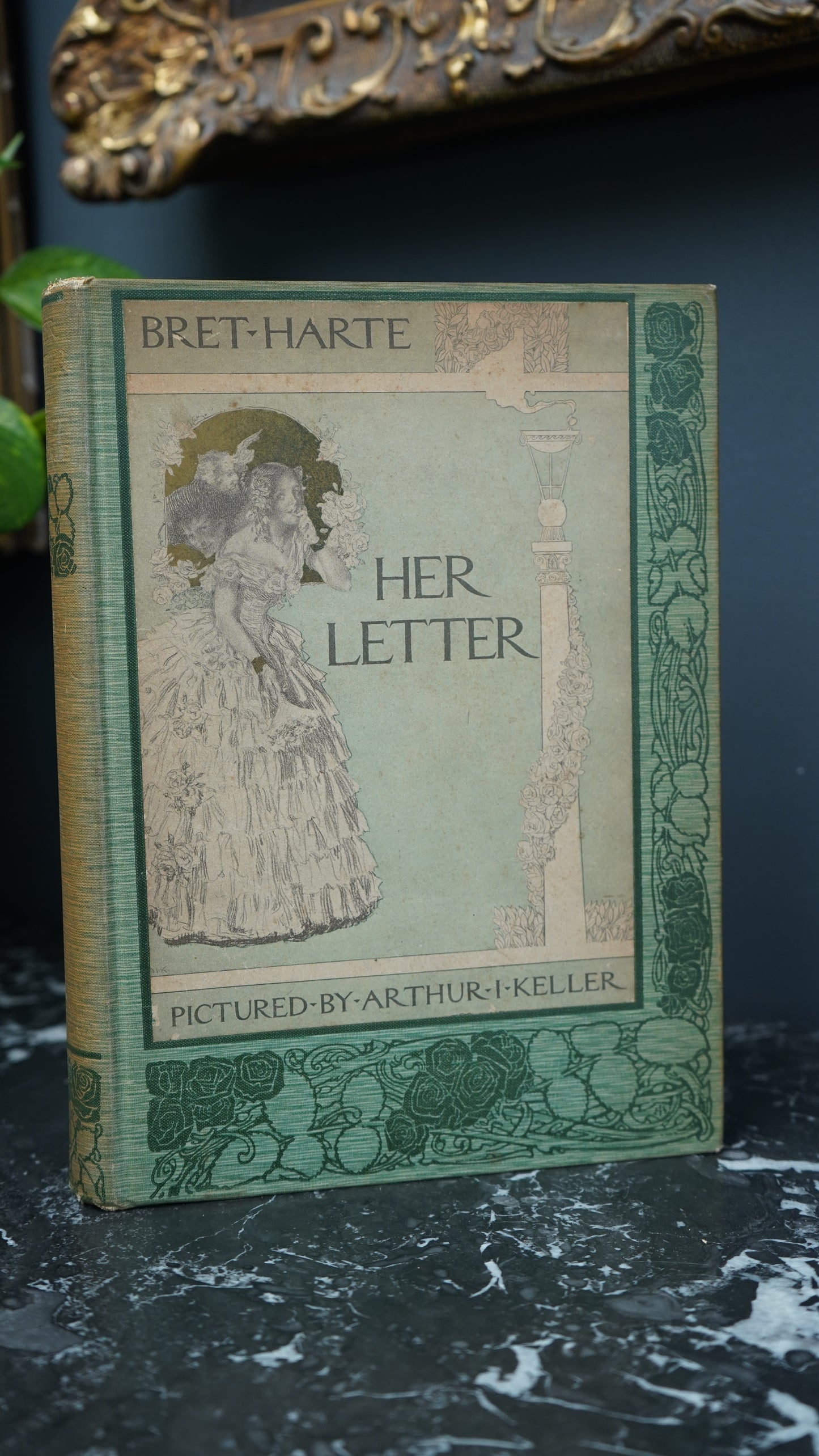 1905 "Her Letter" Victorian Cloth Book
