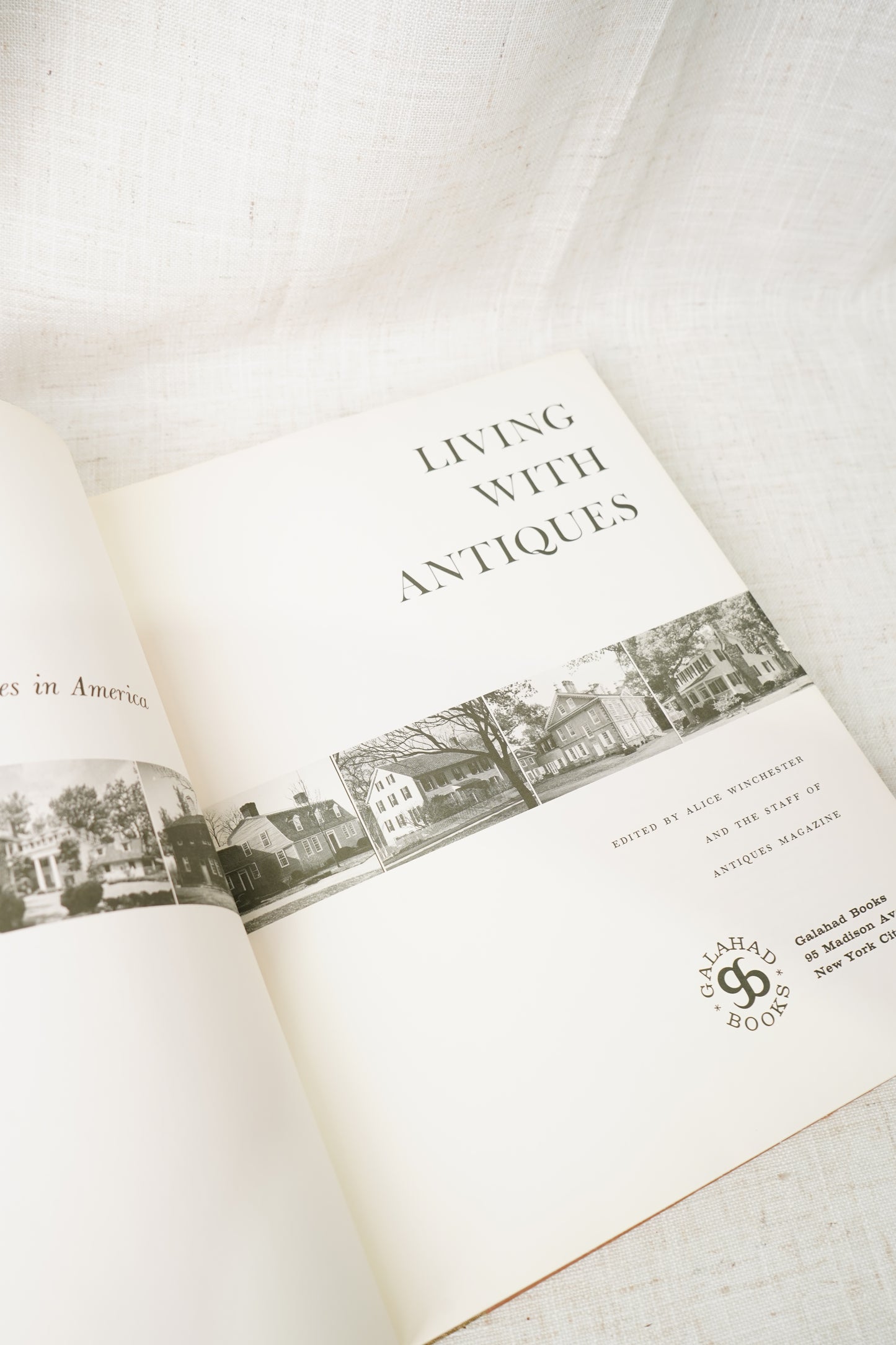 Vintage Living with Antiques Coffee Table Book