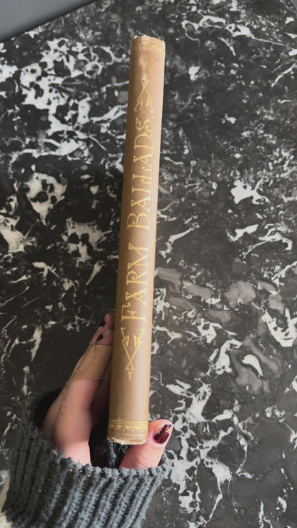 "Farm Ballads" Victorian Cloth Book