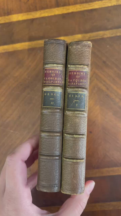 1831 Bourrienne Memoirs of Napoleon Bonaparte Vols. I & II