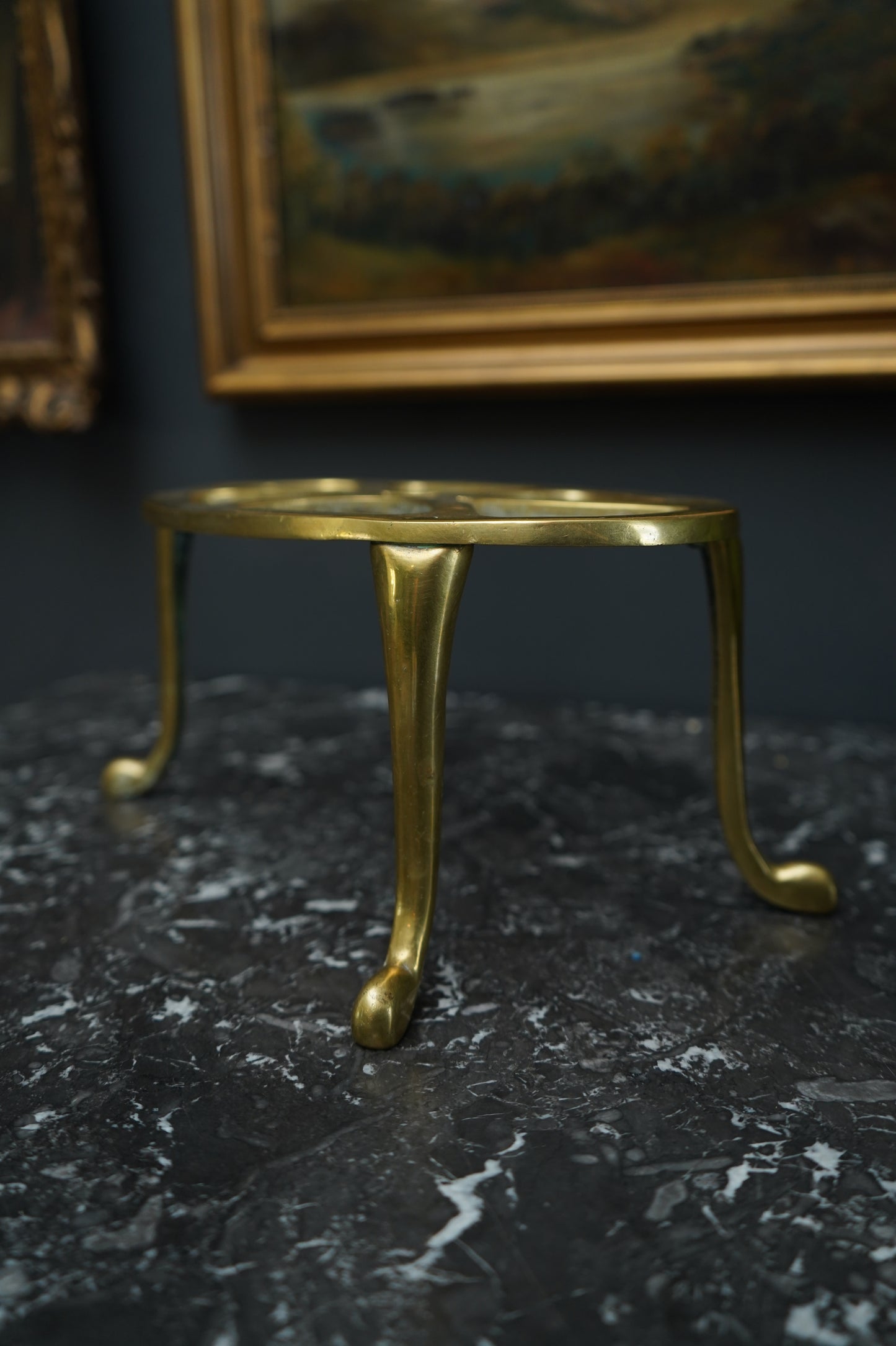 Antique Brass Riser | Trivet