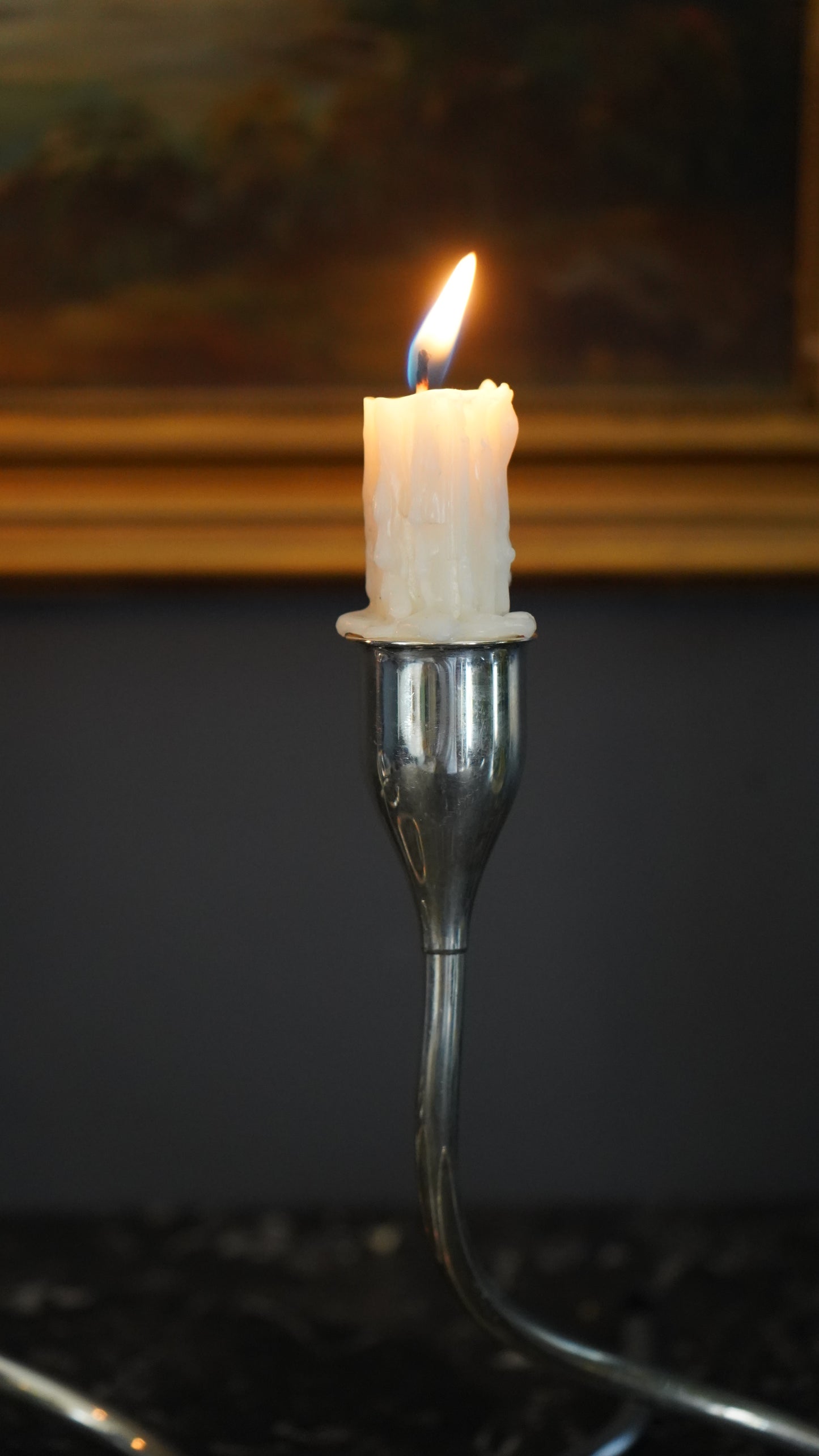 Towle Sterling Silver Modernist Candleholders – Mid-Century Sculptural Design (Set of 3)